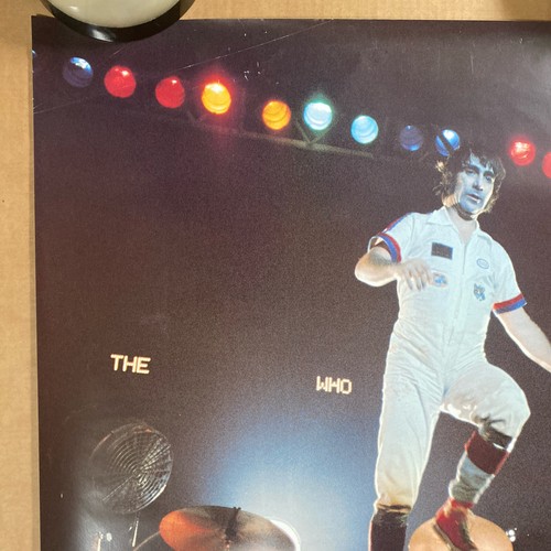 The Who Tommy Moon vintage poster Pin-up 1980s Music Promo Drummer Concert - Picture 4 of 13