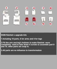 Go better studio GB-1063B upgrade kit for SS86 Ratchet