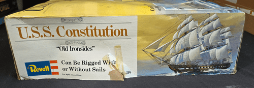 1974 Revell Model Kit USS United States Old Ironsides Tall Ship 1:96 H-398 - Imagen 3 de 6