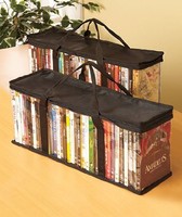 Set Of 2 Dvd Storage Bags (holds 40 Dvd's Each - 80 Total), New, Free Shipping on sale Set Of 2 Dvd Storage Bags (holds 40 Dvd's Each - 80 Total), New, Free Shipping on sale
