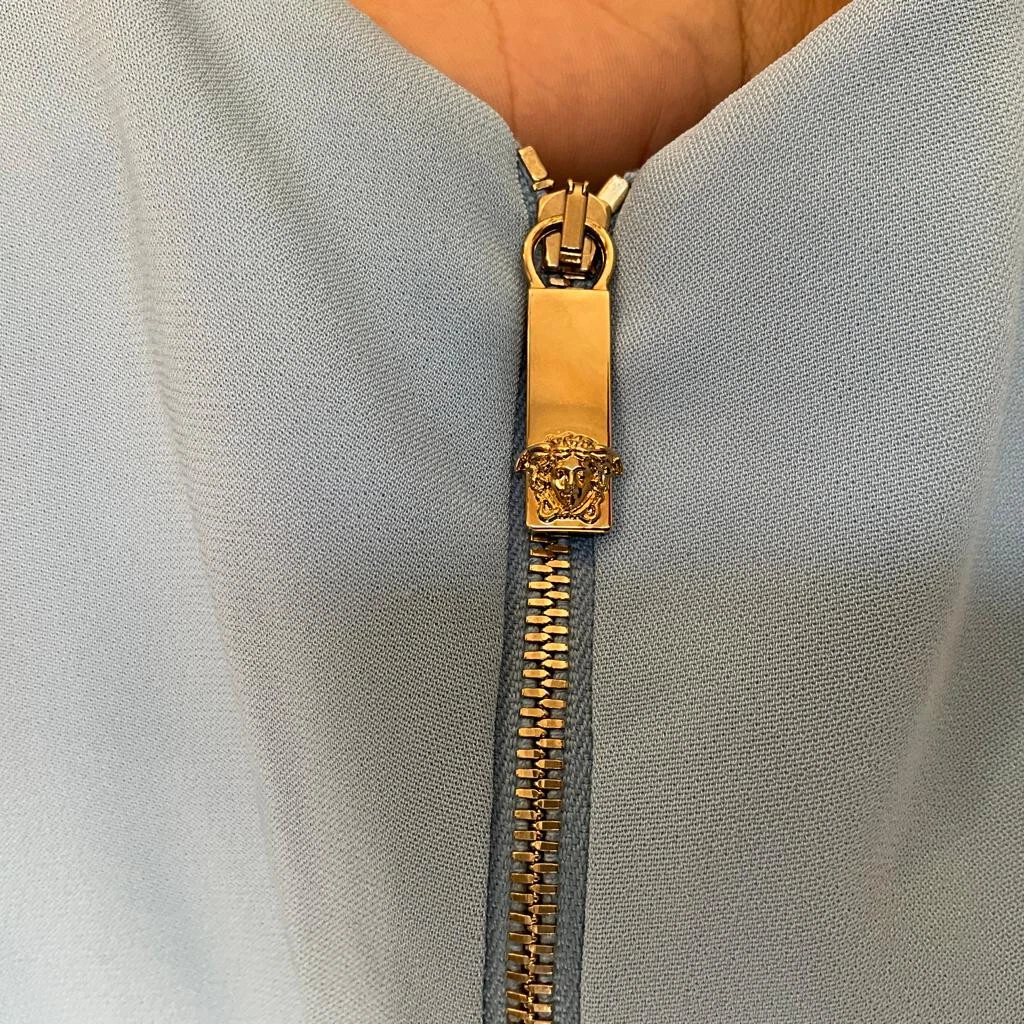 GUCCI Gianni Versace Mini Abito Donna Tessuto Donna Blu Taglia 42