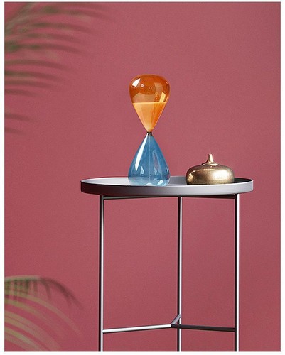 Reloj de Arena 5-60 Minutos Arte Vidrio Moderno Pequeño Multicolor Soporte Libre Novedad Decoración - Imagen 24 de 33