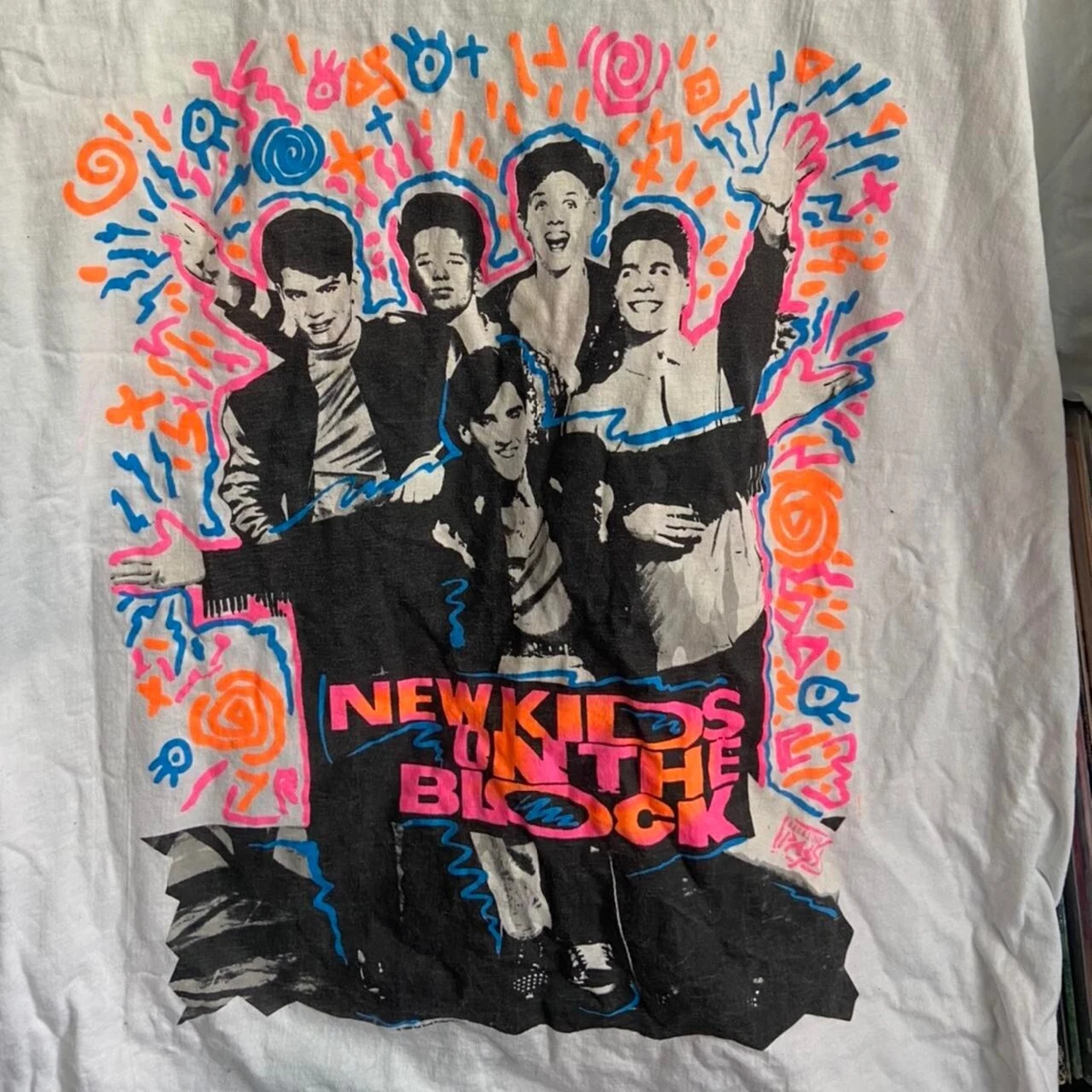 VINTAGE New Kids On The Block T shirt Backstreet Boys 1990 boy