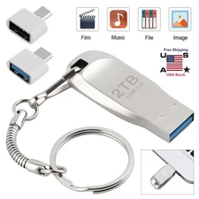 2TB USB 3.0 Flash Drive Thumb U Disk Memory Stick lot Storage Pen PC Laptop