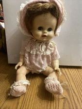 Sunbabe Babee Bee Doll Sun Rubber Ruth Newton Vintage 50s Vinyl Drink & Wet Baby