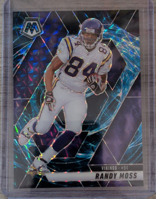 Panini 2025 Mosaic Football Randy Moss #134 Prizm Minnesota Vikings  Genesis