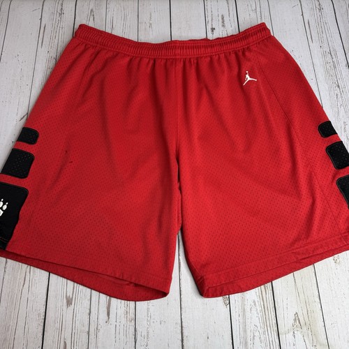 Jordan Vintage Y2K Cincinnati Bearcats Basketball Shorts Baggy Jump Herren XL rot