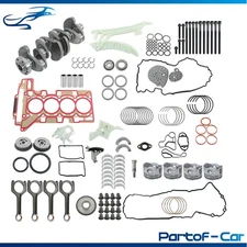 N20 2.0 Engine Overhaul Rebuild Kit Crankshaft/Conrods/Piston Kit/Gasket For BMW