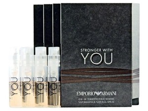 EMPORIO ARMANI STRONGER WITH YOU EDT 1.2ml .04fl oz x 1 COLOGNE SPRAY SAMPLE