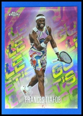 2024 Topps Tennis Chrome Frances Tiafoe Let's Go! #LGO-FT CASE HIT