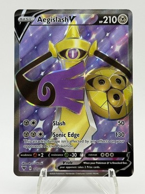 aegislash v pokemon card value Aegislash V Amazing Volt Tackle 2020 Pokemon rare holo 080/100 (Japane   Piece Of The Game