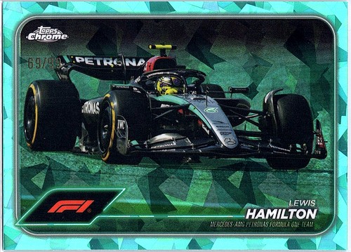 2024 Topps Chrome Sapphire Formula 1 #78 Lewis Hamilton Aqua Sapphire #/99 SN