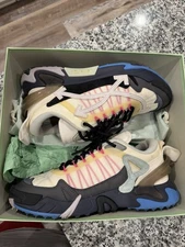 Off White Odyssey 2000 Lace Up Sneakers Multi Color White Grey Men’s Size 10/43