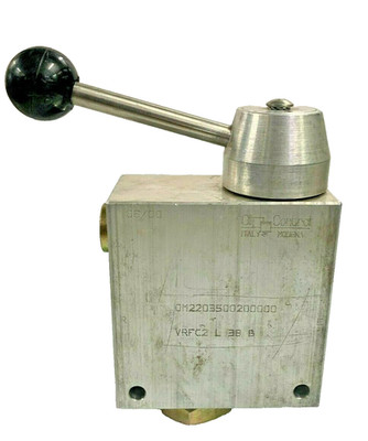 OIL CONTROL OM2203500200000 2-Wege Hebel Op Flow Ventil G3/8'' 210 bar VRFC2L38B