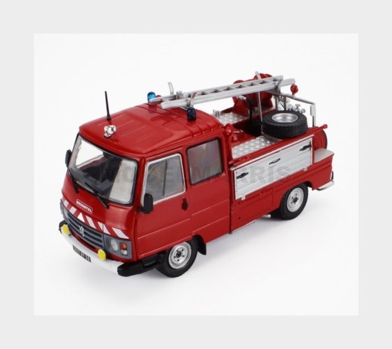 Edicola G111Z021 Peugeot - J9 Desautel Feuerwehr 1982 - Rot Silber - 1/43-image