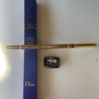 !NEW! CHRISTIAN DIOR Crayon Contour Levres Lip Liner Pencil Brush&Sharpener 980 