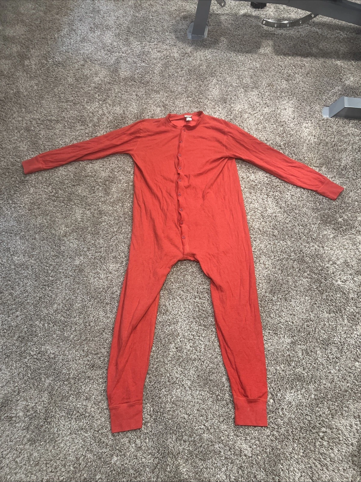 LL Bean Long Johns One Piece L TALL Base Wool Blend Large Tall