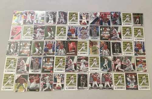 Mike Trout 60-Card Lot Topps Donruss Inserts Los Angeles Angels ⚾️🔥 Fast-Ship!