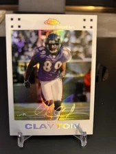 2007 TOPPS CHROME WHITE REFRACTOR MARK CLAYTON /869- PACK FRESH- RAVENS
