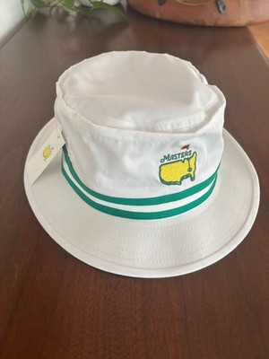 2026 Masters White Bucket Hat Medium NWT Augusta National Masters Golf