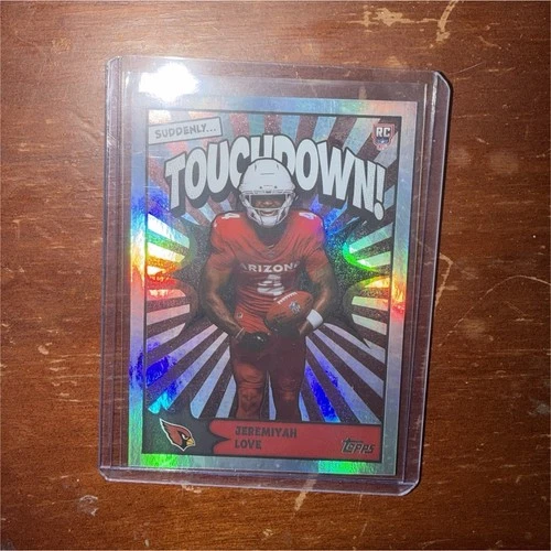 2026 Topps Flagship TOUCHDOWN! TD-36 Jeremiyah Love RC Refractor Cardinals
