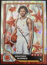 Brayden Burries 2025 Topps Chrome McDonalds All American RayWave Arizona