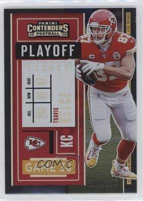 2020 Panini Contenders Playoff Ticket 149/199 Travis Kelce #4 0eo6