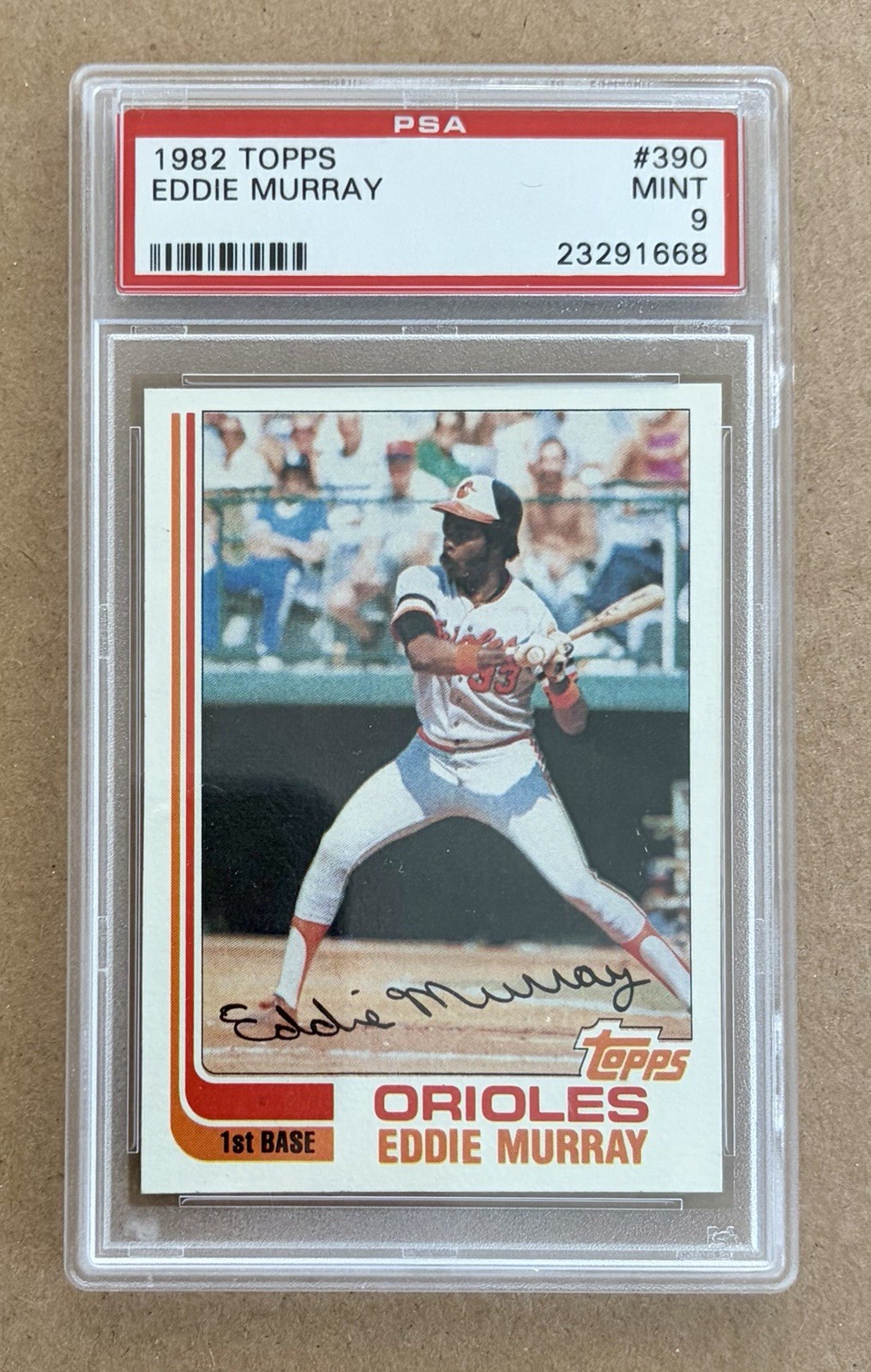Eddie Murray 1982 Topps PSA 9 ! Baltimore Orioles