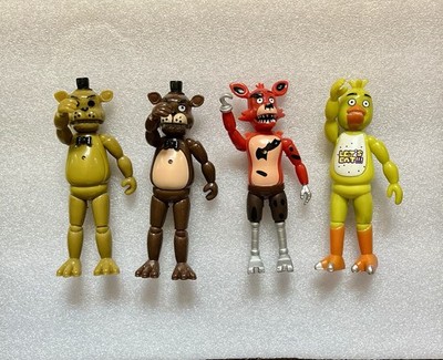 Five Nights at Freddy s action figure lot Of 4- Working LED Lights! Foxy Chica +