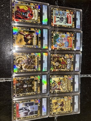 2025 TOPPS CHROME MPE GRADED IRON MAN FULL GOLD SET 1-10!