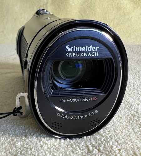 Samsung HMX-H300BN Camcorder Full HD 1080p 30x Zoom Schneider Lens - Black - - Picture 6 of 14
