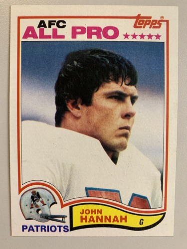 John Hannah [All Pro] #150 1982 Topps card