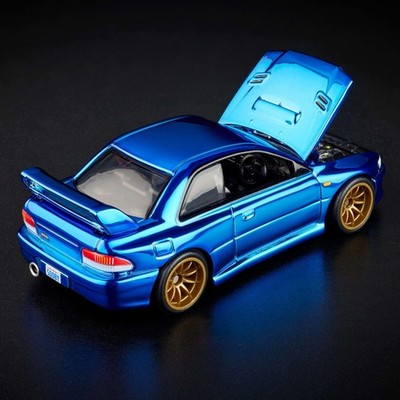 Hot Wheels RLC 1998 Subaru Impreza 22B-STi Version Blue Mattel