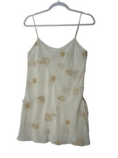 Victoria Secret Pajama Dress Womens Small Embroidery Slip Gown Sleepwear