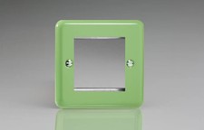 Modular Grid System Green DataGrid Plate Lily Beryl 2 Spaces Varilight XYG2.BG