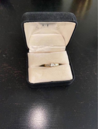 engagement ring size 7 gold 14k