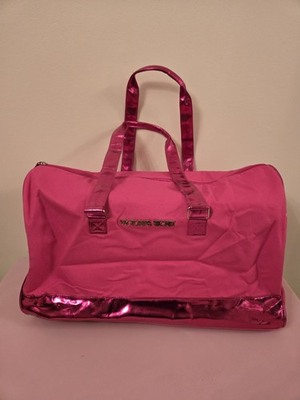 #ad #ad Victoria#x27;s Secret XL Hot Pink Large Weekender Travel Bag NWT $29.99