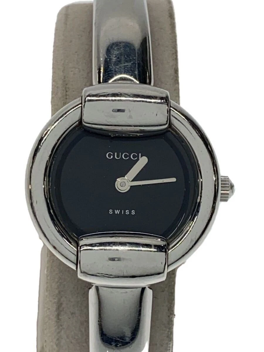 GUCCI Orologio Donna Quarzo Analogico Nero Argento 1500L