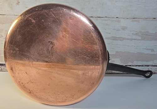 Französischer Kupfer Kochtopf gestempelt Herstellung Francaise 8" Edelstahlfutter - Bild 14 von 14
