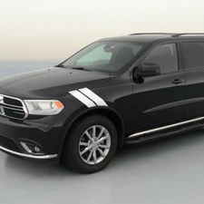 4" Dual Fender Stripe Hash Mark Stripe Decal Graphic Kit For Dodge Durango