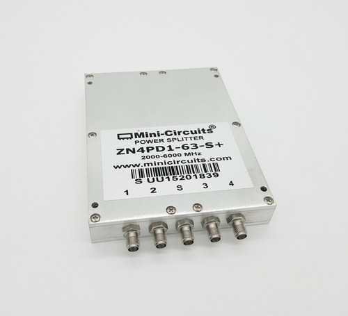 MINI-CIRCUITS ZN2PD2-50-S 500-5000 MHz DC PASS POWER SPLITTER / COMBINER ROHS e MINI-CIRCUITS ZN2PD2-50-S 500-5000 MHz DC PASS POWER SPLITTER / COMBINER ROHS e