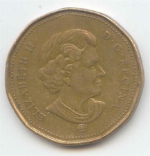 Canada 2006 Loonie Mint Mark RCM Logo Canadian One Dollar $1 EXACT COIN ~