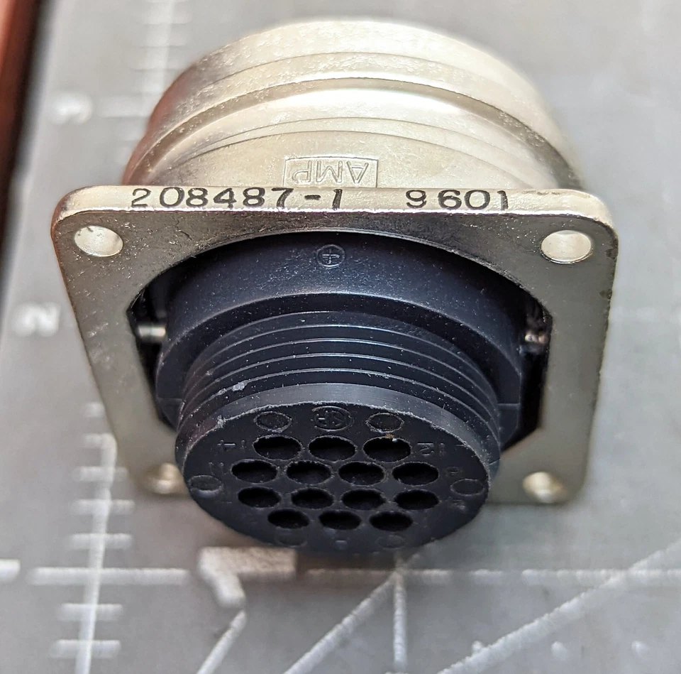 Amp  208487-1 Circular Connector  14 Position – New [OF15] - Image 4 of 4
