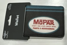 Bi-Fold Wallet - MOPAR PARTS & ACCESSORIES Emblem Buckle Down Brand Black