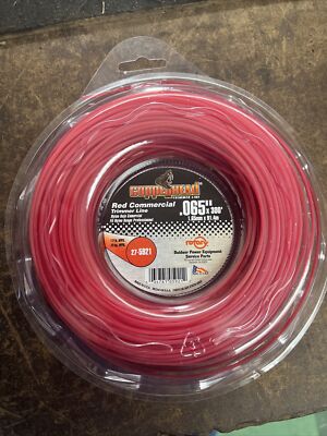 .065 STRING TRIMMER CUTTING LINE 300 Ft RED ROUND LINE USA MADE .065 x 300 Ft