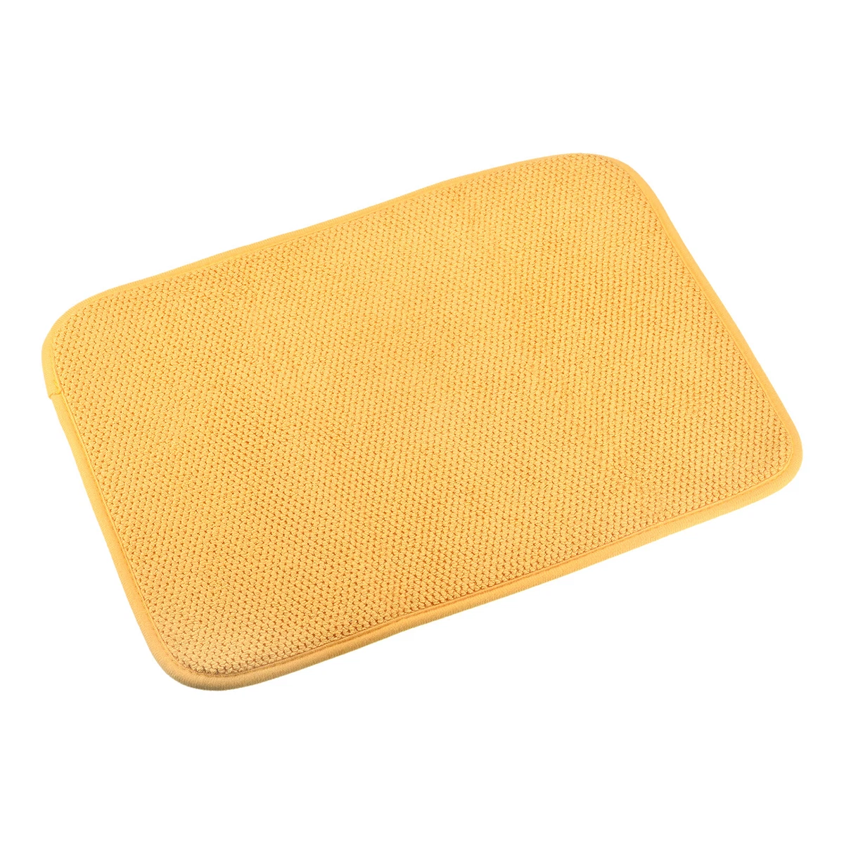 Microfiber Dish Drying Mat, 15.75 x 11.82 Dishes Drainer Mats-Yellow