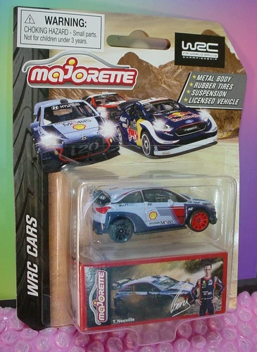 majorette HYUNDAI i20 COUPE WRC blue;SHELL; t. Neuville;MOBIS FIA WORLD RALLY