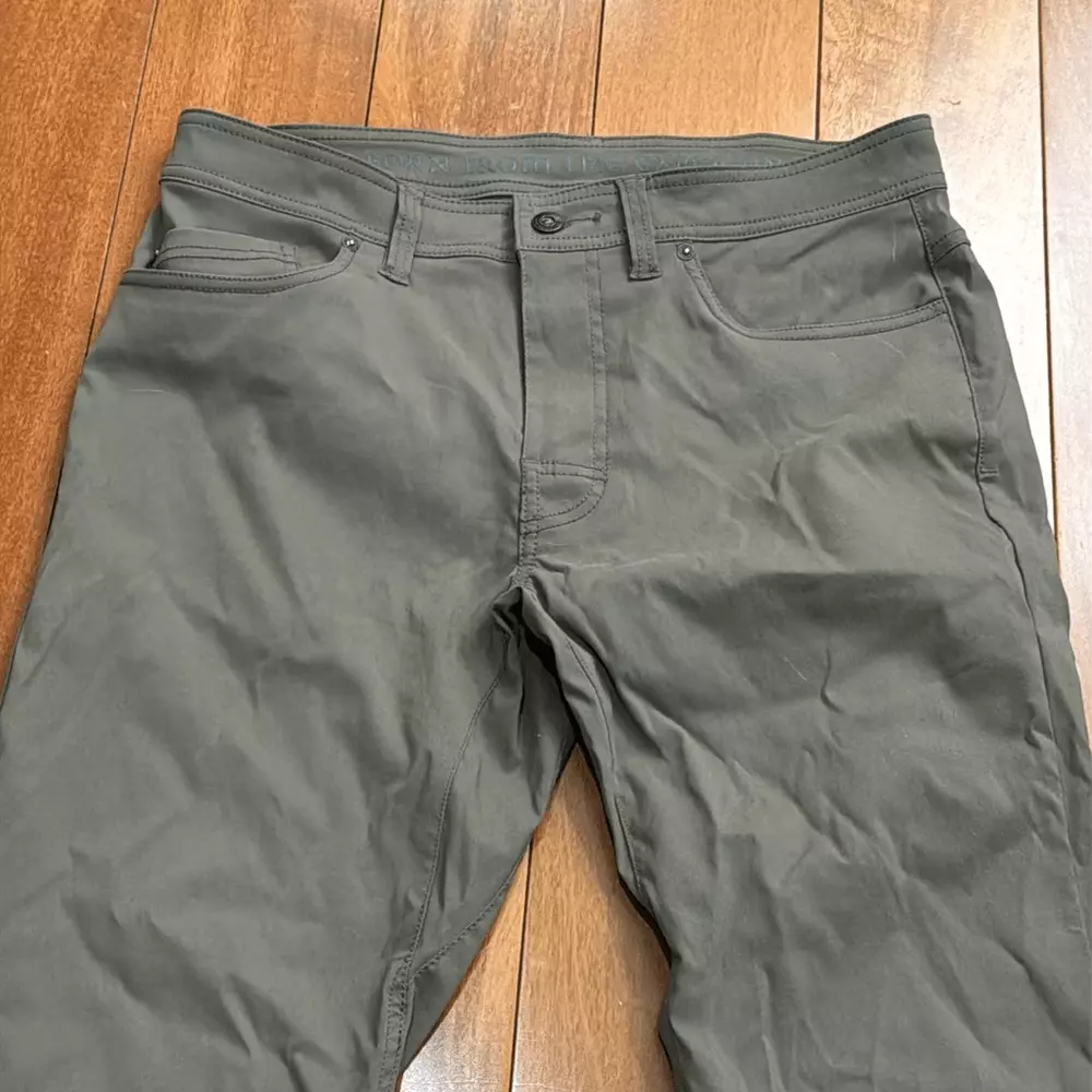 prana brion slim fit stretch straight leg hiking outdoor pants