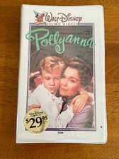 walt disney pollyanna VHS new and sealed 45V 1986 plastic wrap shows wear &tears