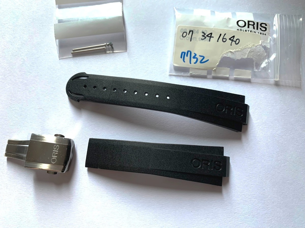 Genuine Oris Rubber strap band bracelet 07 4 21 64EB Aquis Date